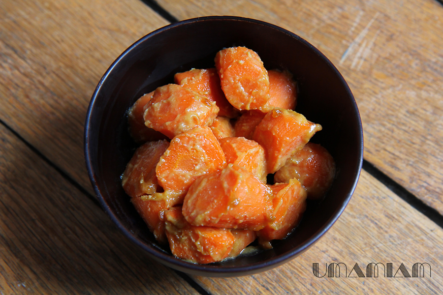 arottes sautées au miso-